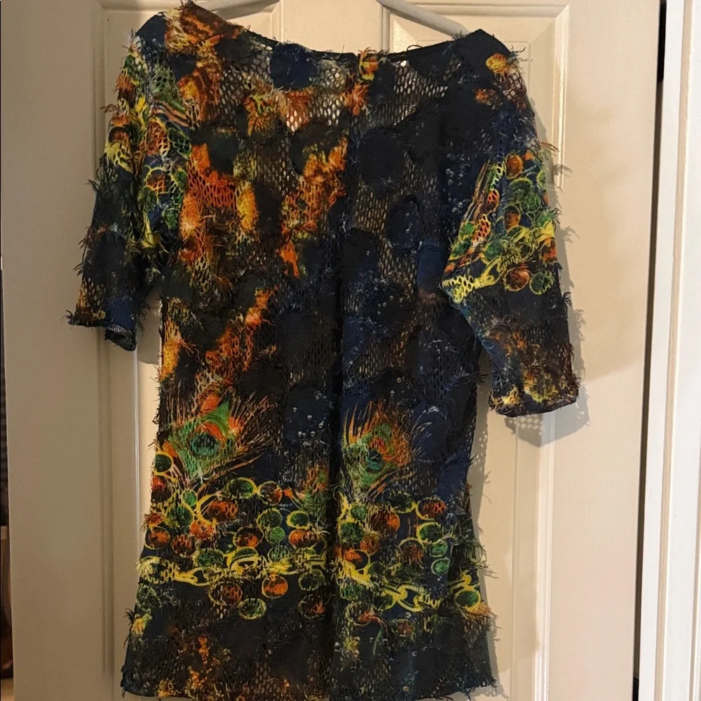 Atmosphere Colorful Textured Women's Blouse - Picture 3 of 3